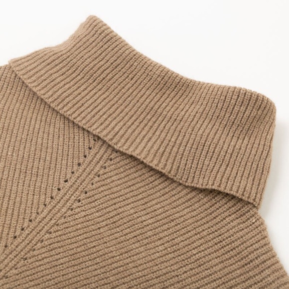 🎥 Turtleneck Sweater Knit Dress - Picture 12 of 17